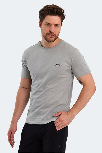 Slazenger Ανδρικό γκρι μπλουζάκι - Paint I Model