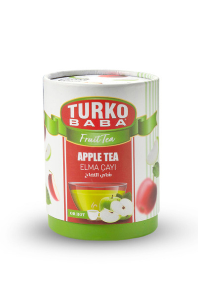Turkobaba شاي التفاح وقطع الفاكهة يشرب ساخن او بارد من تركو بابا - 200 جرام
