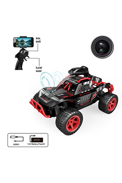 Genel Markalar Kumandalı Şarjlı Kameralı Off Road Araba Full Fonksiyon Kumandalı Araba