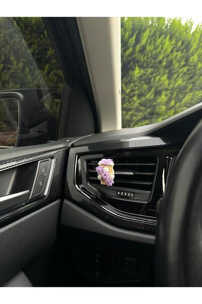 Genel Markalar Mor Çiçek Mantar Oto Araba Klima Kokusu Havalandırma Aksesuarı