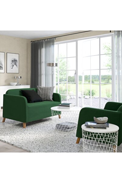 erorex Sofa protector for 2-seat sofa, Vissle dark green