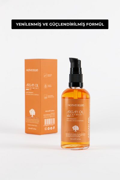 Native Base Argan Oil Intense Moisturizing and Nourishing for Dry and Fragile Hair 100 ml
