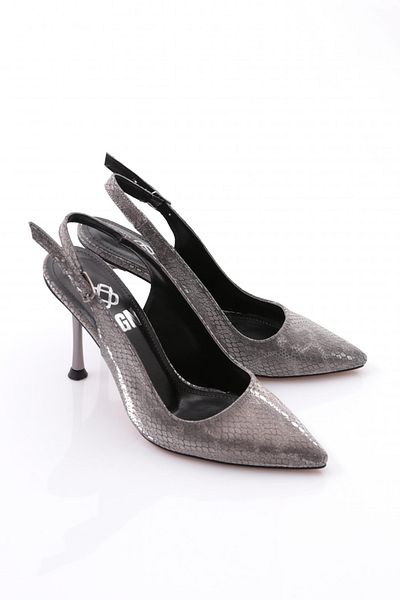 DGN Pm450-k099-2 Pantofi cu toc pentru damă Platinum Laser