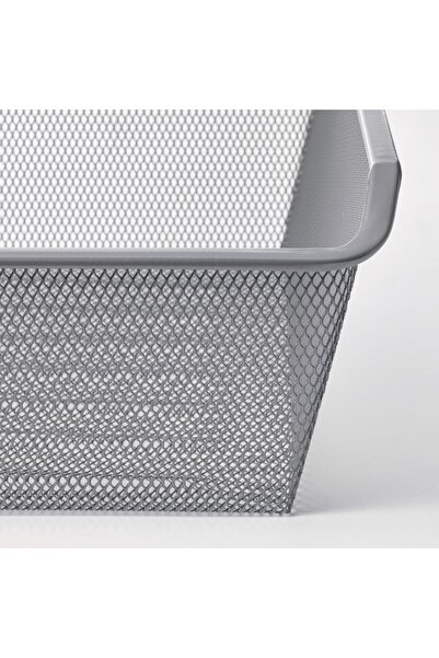 erorex Mesh basket with pull-out rail, dark grey, 50x58 cm