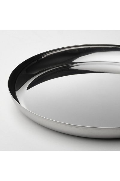 erorex Serving plate, stainless steel, 32 cm