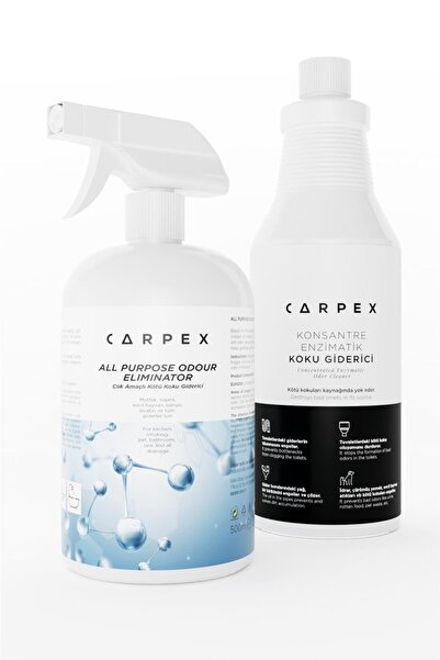Carpex Enzimatik ve Çok Amaçlı Kötü Koku Giderici Set