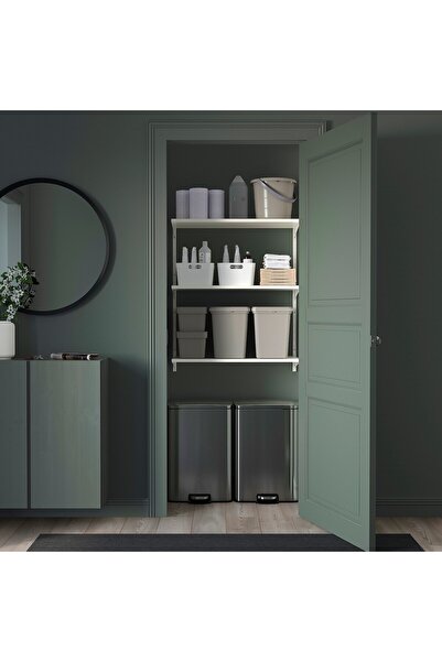 erorex Pedal bin, stainless steel, 50 l