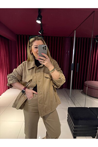 EFİL 7430 Модел Минк Габардин яке с колан