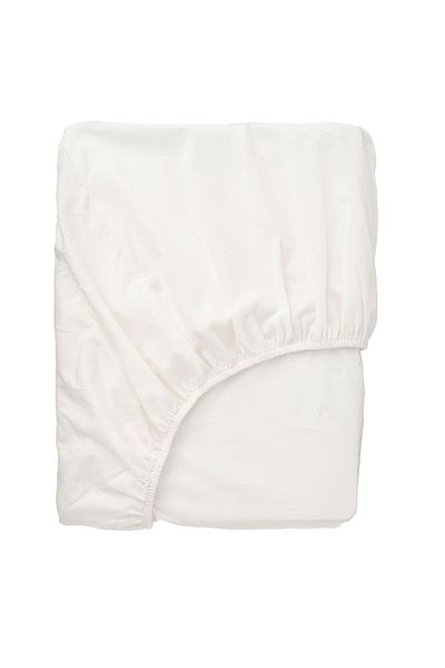 erorex Fitted sheet, white, 90x200 cm