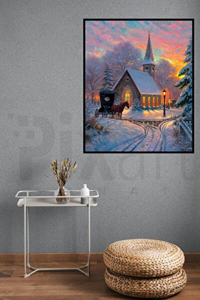 pixartsanat Kış Masalı 40x50 PixArt Sanat Elmas Mozaik Tablo Diamond Türkiye