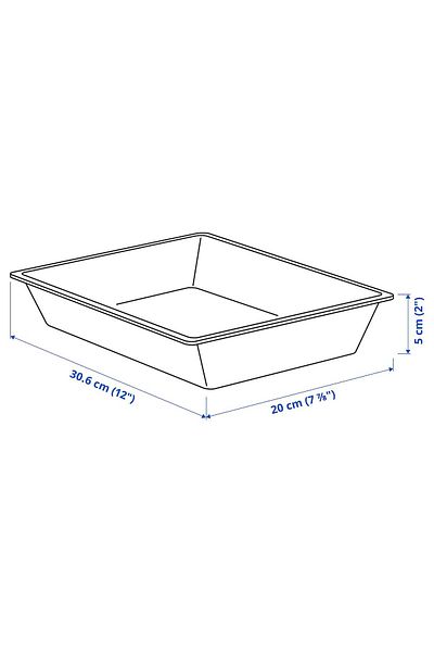 erorex صينية أدوات المائدة، الخيزران، 20×31 سم