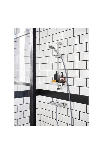 erorex Shower shelf, chrome-plated, 25x4 cm