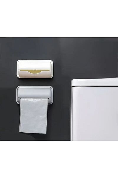 EUROLUXE Garbage Bag Chamber Garbage Bag Apparatus Adhesive Garbage Bag Organizer Apparatus