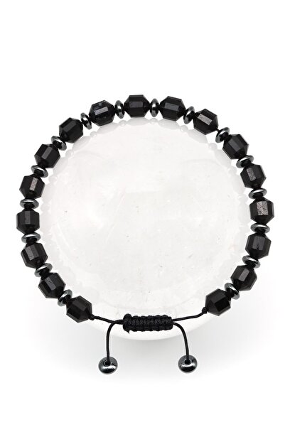 Alibaba Doğaltaş التورمالين الحجر الطبيعي مكرميه محبوك سوار قطع سداسية