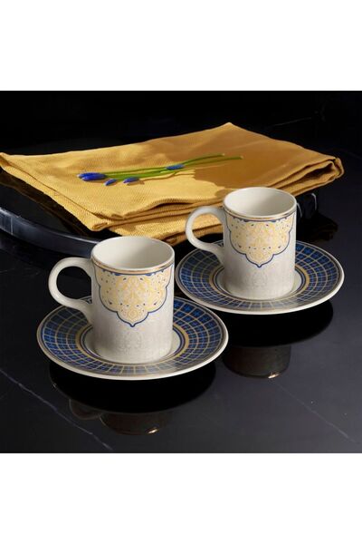 Güral Porselen Camelia 12 Parça 6 Kişilik Kahve Fincan Takımı 65721