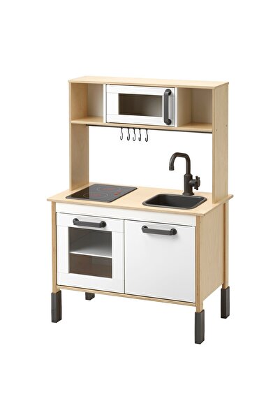 erorex مطبخ لعب، خشب البتولا، 72x40x109 سم