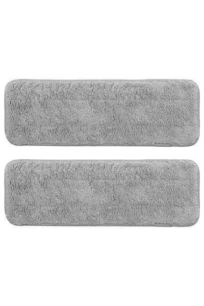 erorex Microfibre pad for flat mop, grey, 10x29 cm