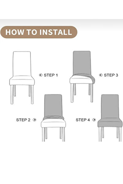 Şirin Hanem sandalye kılıfı sandalye örtüsü