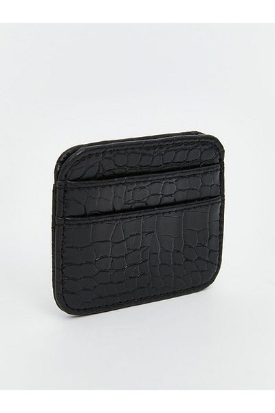 LC Waikiki New Season Leather Look Crocodile Patterned Women's Card Holder - S5Np68Z8