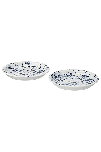 Generic Side plate, patterned/blue, 20 cm