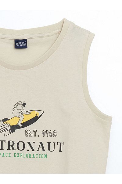 LC Waikiki Tricou pentru băiat cu gât crew de sezon nou - S5KT71Z4