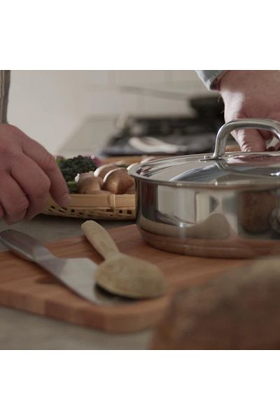 erorex Sauté pan, stainless steel, 24 cm
