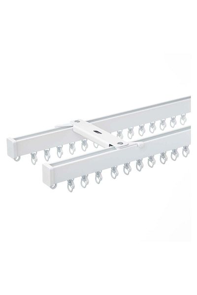 erorex Curtain track set f ceiling, 2 trck, white