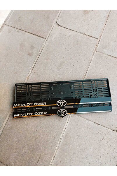 Pi Dekorasyon Plakalık Lazer Kesim Pleksi (2 Adet) Toyota KİŞİYE ÖZEL PLAKALIK|İSİME ÖZEL PLAKALIK