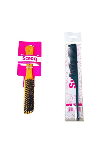 SWOQ TPZ17 & SWOQ T10 Χτένι κρεπέ - Βούρτσα με κουκούλα