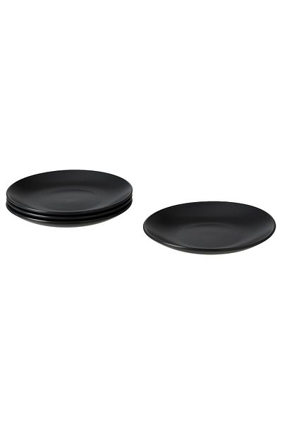 erorex Side plate, matt dark grey, 20 cm