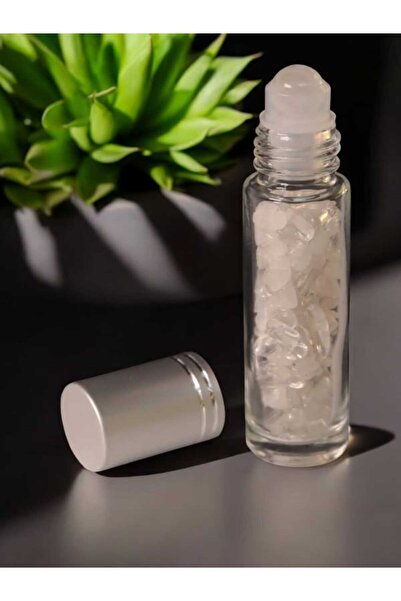 The Magıc of Healıng Pembe Kuvars Taşı Doğal Taş Yüz Ve Cilt Esans Ve Yağ Şiş...