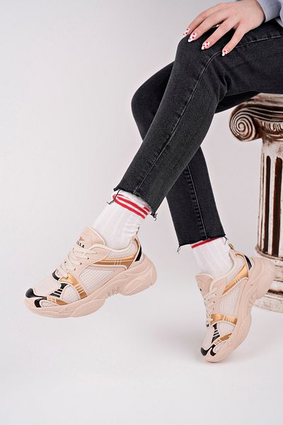pasyone Pantofi de damă bej pantofi casual