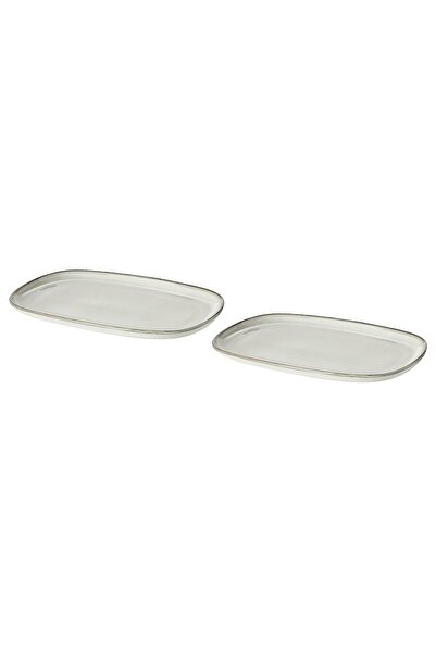 Generic Plate, grey, 20x13 cm