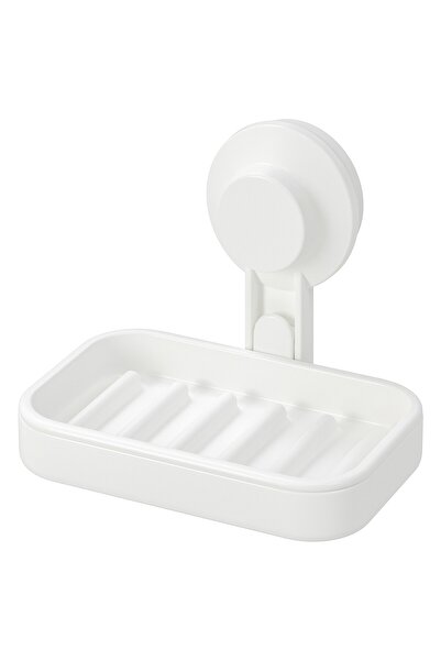 erorex Soap dish with suction cup, white