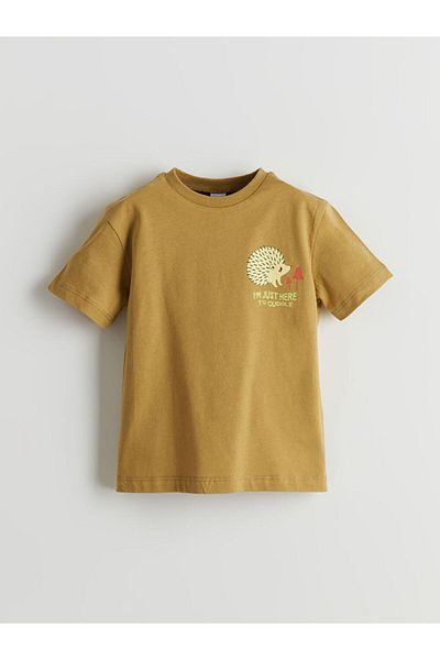 LC Waikiki New Season Crew Neck Printed Baby Boy T-Shirt - S5Jb30Z1