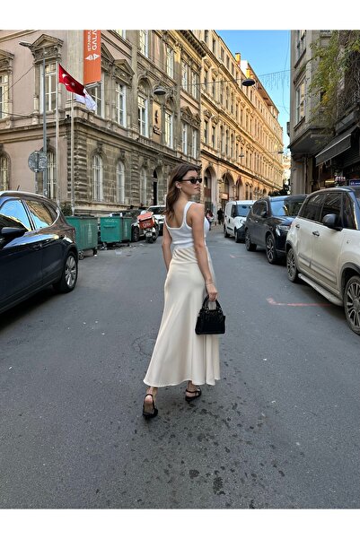 VOLT CLOTHİNG Női Crep szatén szoknya