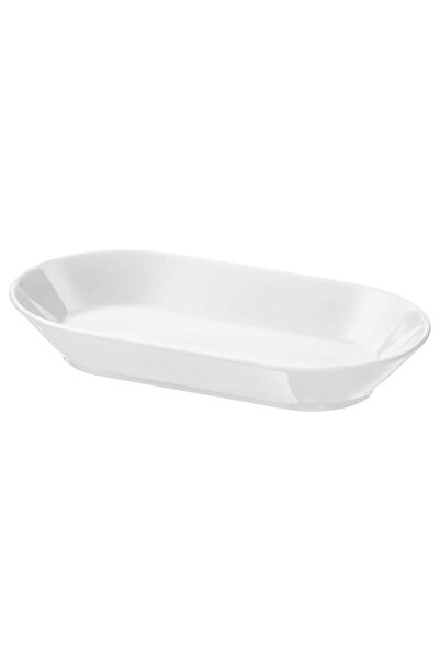 Generic Serving plate, white, 19x10 cm