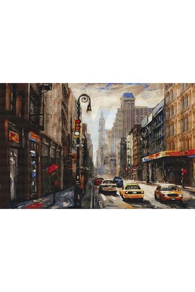 pixartsanat Inflatable Starry New York Art Diamond Mosaic Painting in Turkey
