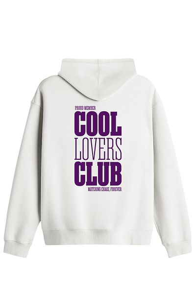 BetterThanCo Cool Lovers Club - Κανονικό φούτερ με κουκούλα