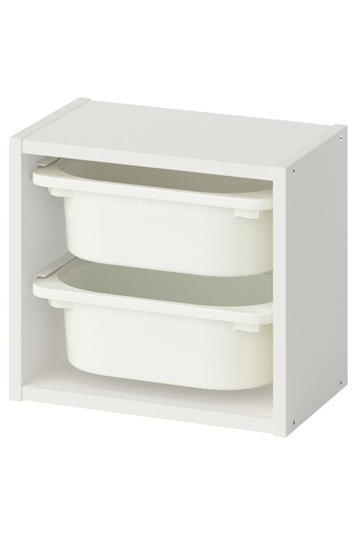 Generic Wall storage, white/white, 34x21x30 cm