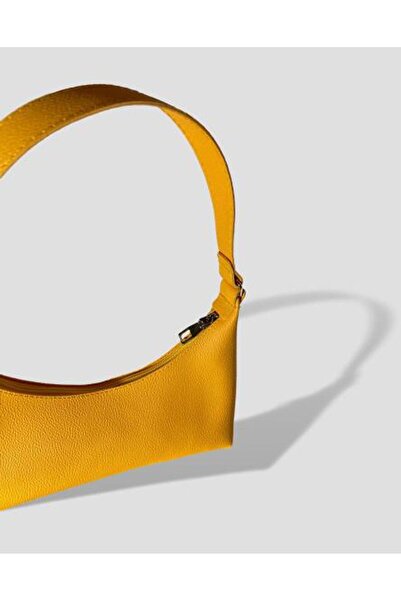 YMZBAG Yellow Women's Serrated Shoulder Bag