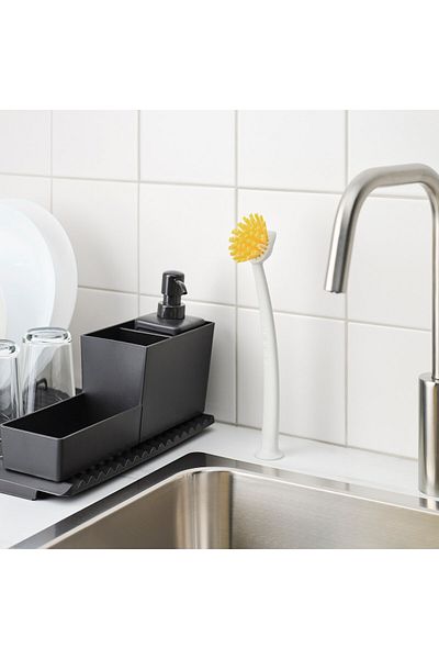 erorex Dish-washing brush, bright yellow/off-white