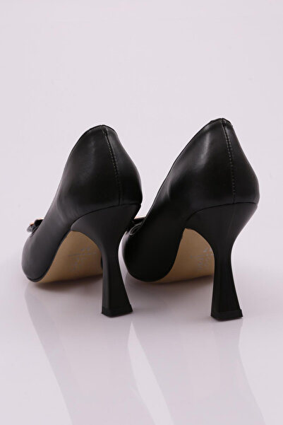 DGN Kadın Topuklu Ayakkabı Siyah 26143534