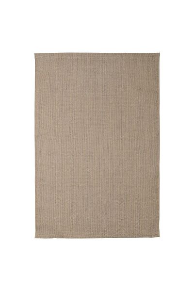 erorex Rug, flatwoven, natural/light grey, 133x195 cm