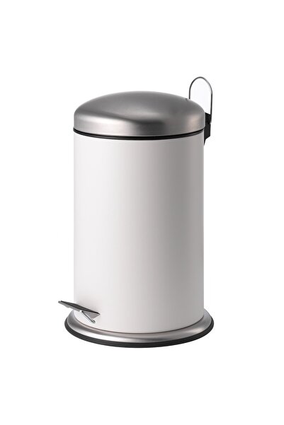 erorex Pedal bin, white, 12 l