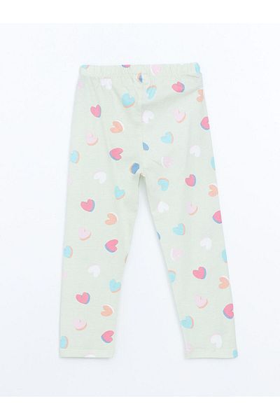 LC Waikiki New Season Elastic Waist Printed Girls Pajama Bottom - S55023Z1