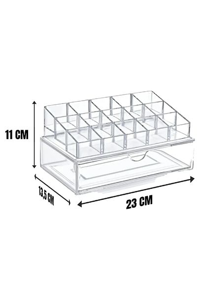Dükkanönü Manicure Set Organizer with Drawers Makeup Organizer with Drawers Nail Polish Stand Nail Polish Organizer Organizer