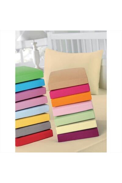 Taç Ranforce Fitted Single Bed Sheet Set 100*200 Red