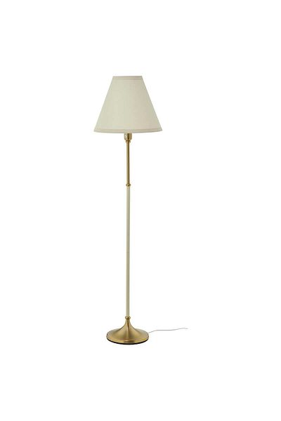 erorex Floor lamp, brass/beige
