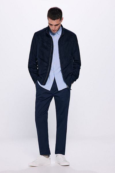 Springfield Slim Fit Printed Chinos